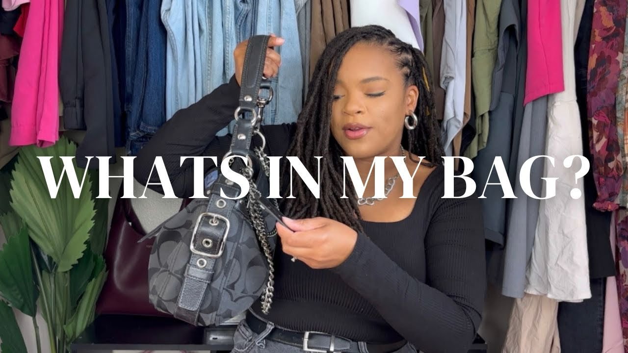 ЧТО В МОЕЙ СУМКЕ? 🖤✨ | #Винтажная сумка Coach Zoe начала 2000-х #wimb #coachny #винтажнаямода