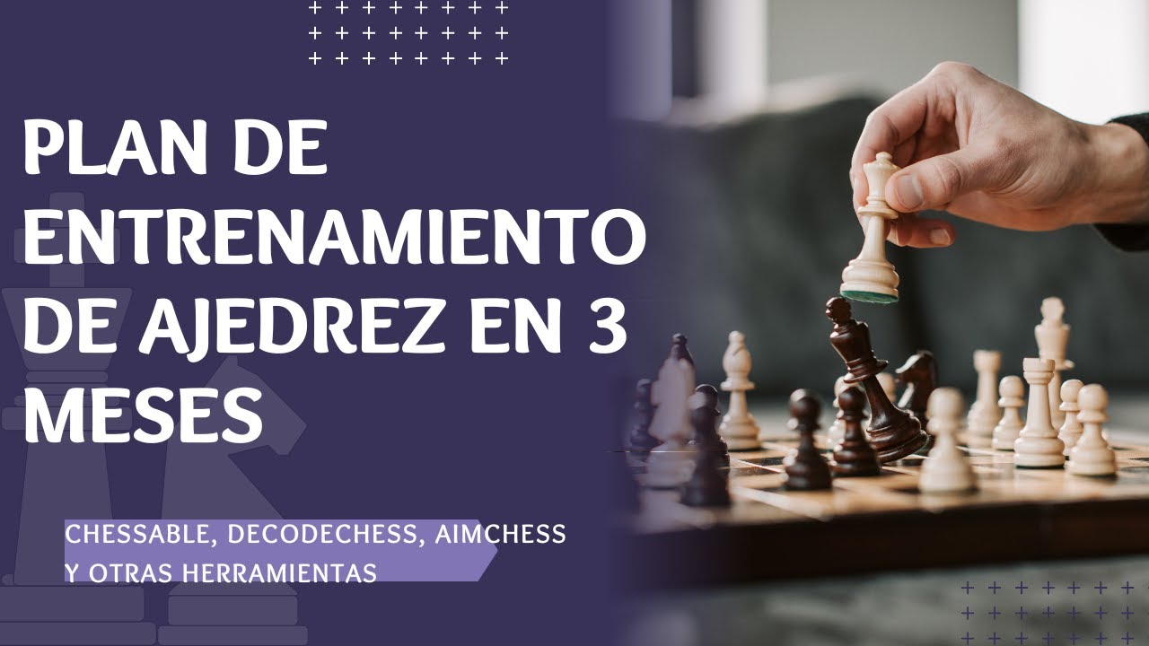 💻Plan de Entrenamiento de Ajedrez en 3 meses.Sube tu elo rápidamente. Chessable, Decochess, Aimchess
