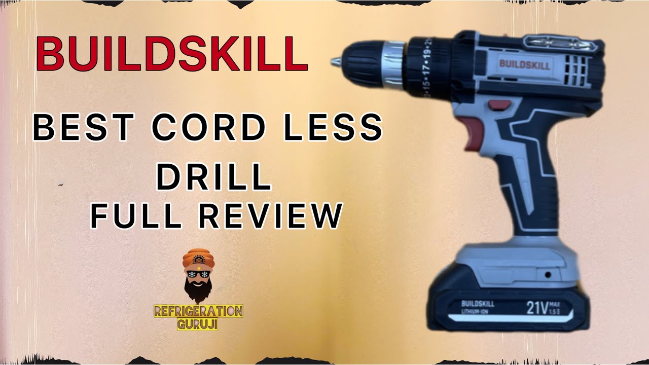 BUILDSKILL 21V Cordless Drill Machine for Home Use | best cord less drill || 