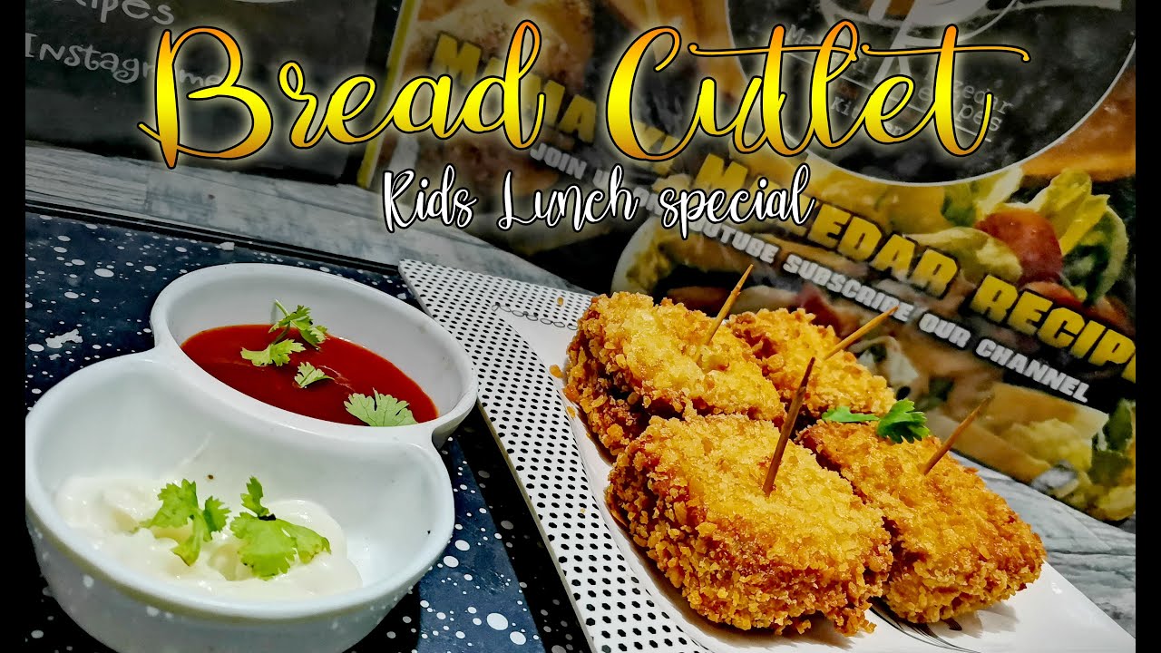 Bread Cutlets | Kids Special school lunch recipe #2minutesrecipes #lunchboxrecipe #kidsspecial
