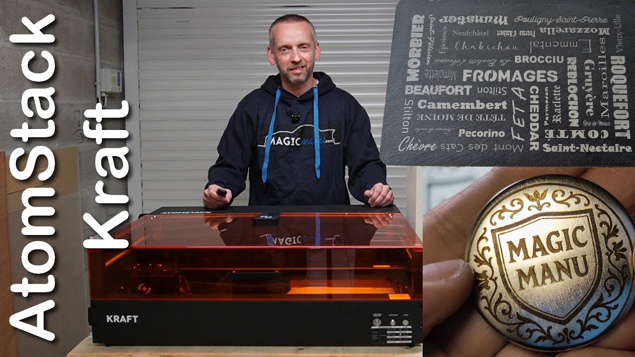 Double tête laser (diode + IR) pour tout graver avec AtomStack Kraft (Partie 1/2)