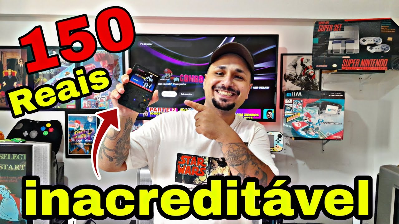 Я купил ноутбук, который может запускать даже игры для PSP, за 150 реалов (R36S).