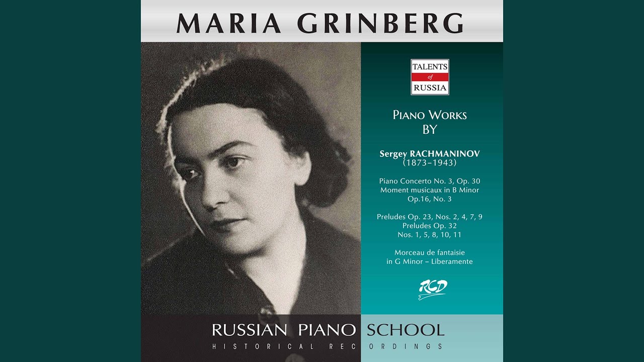 Piano Concerto No. 3 in D Minor, Op. 30: I. Allegro ma non tanto (Live)