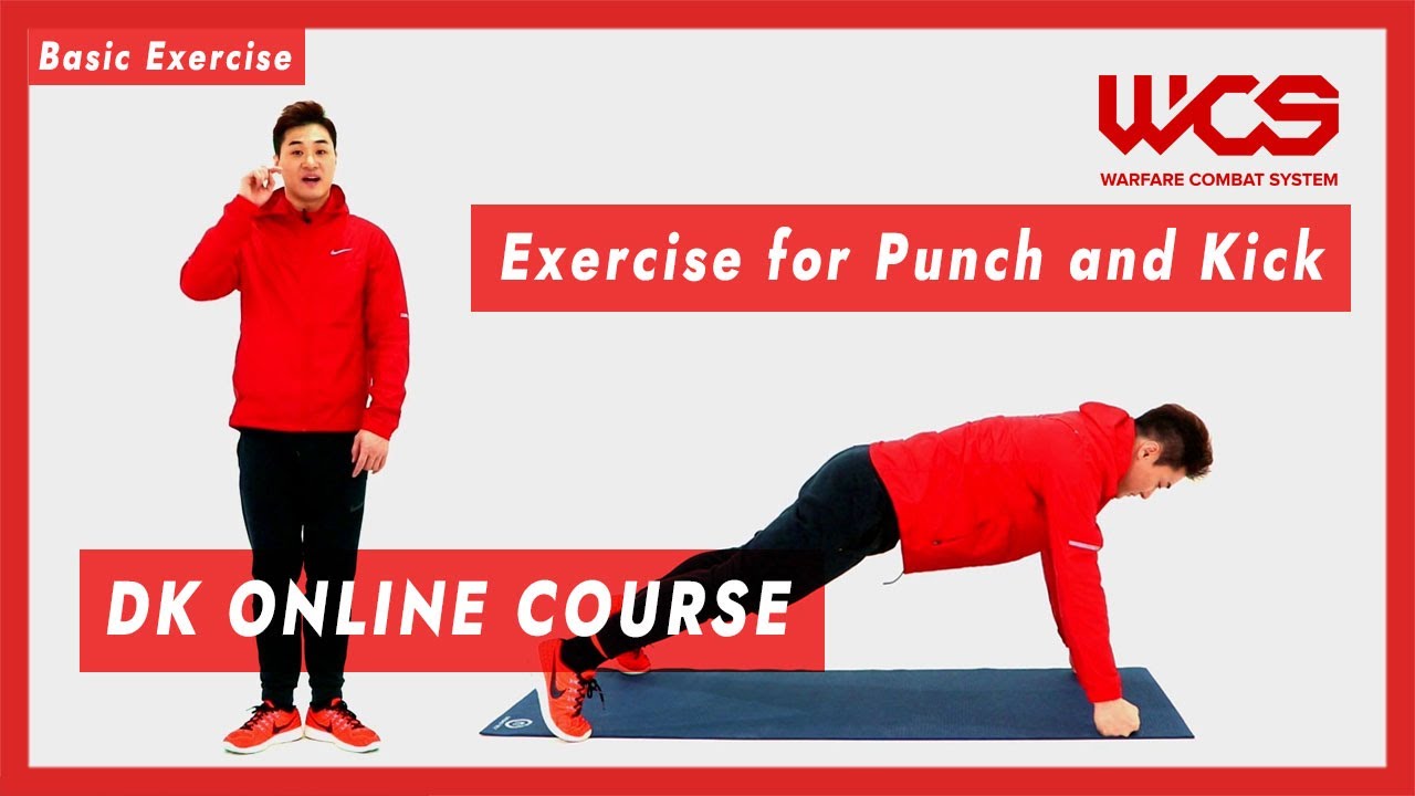 Basic exercise for punch and kick - DK online course | DK Yoo