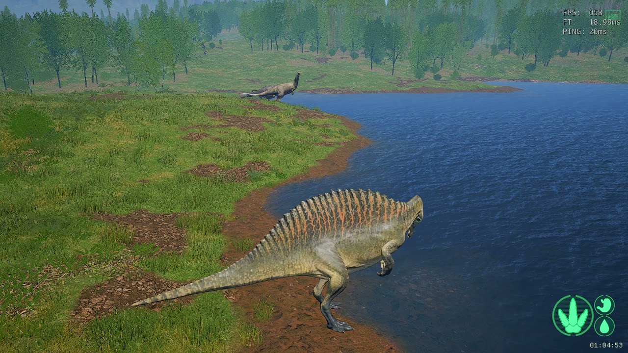 Spino Vs 3 Gigas  - The Isle