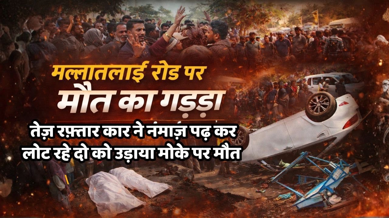 उदयपुर मल्लातलाई रोड पर मौत का गड्ढा | तेज़ रफ्तार कार | 2 की दर्दनाक मौत, लोगों ने किया रोड जाम