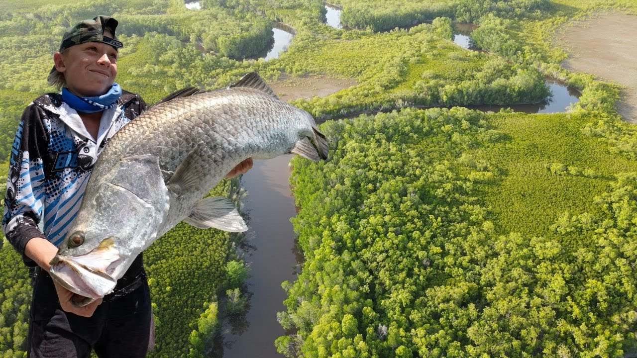 Remote Darwin Build up Barramundi Fishing 2022