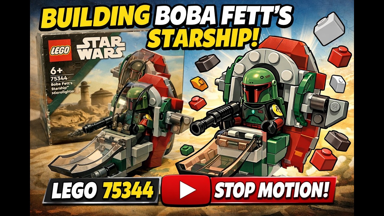 A Star Wars stop motion build