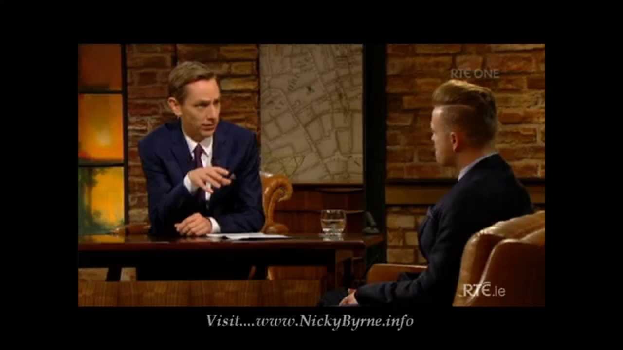 Nicky Byrne on The Late Late Show 09-01-15 pt 1