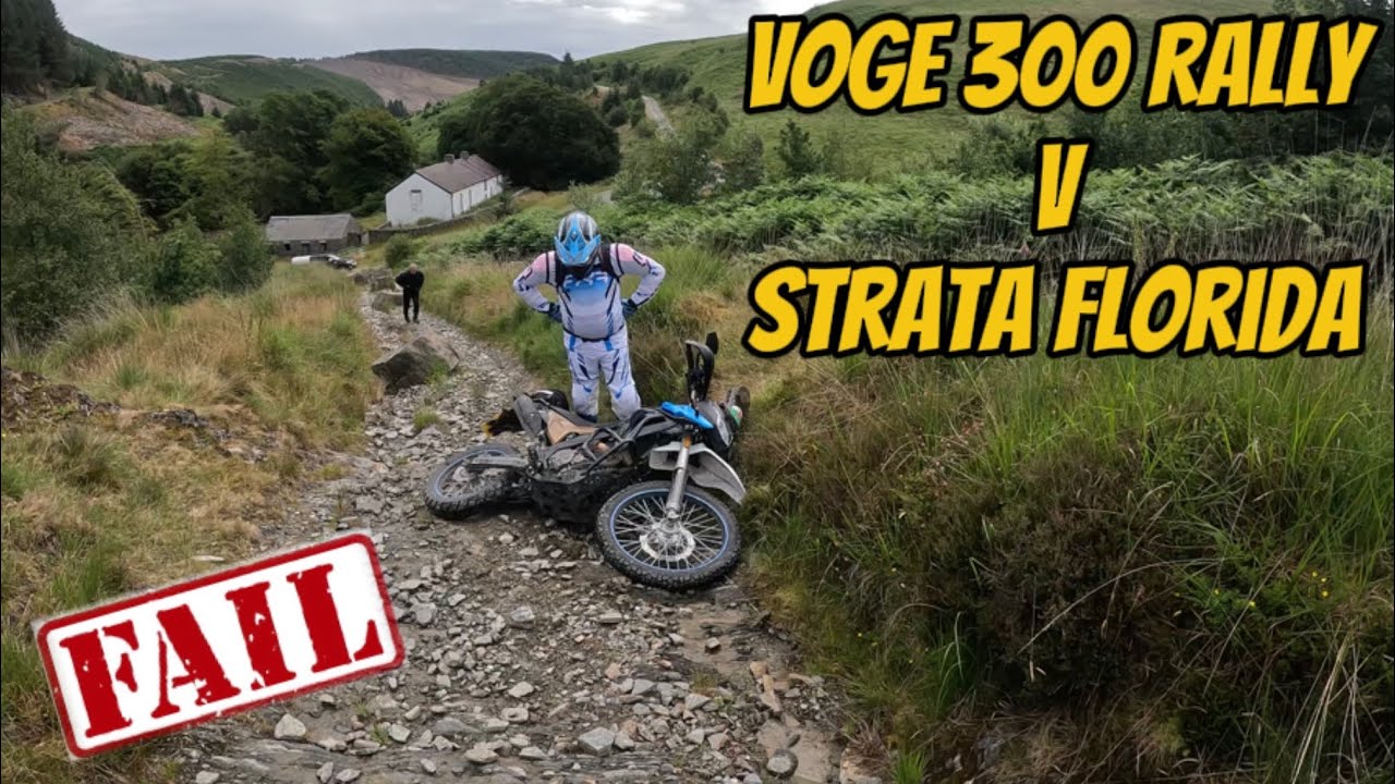 Can the Voge 300 Rally complete Strata Florida Green lane?
