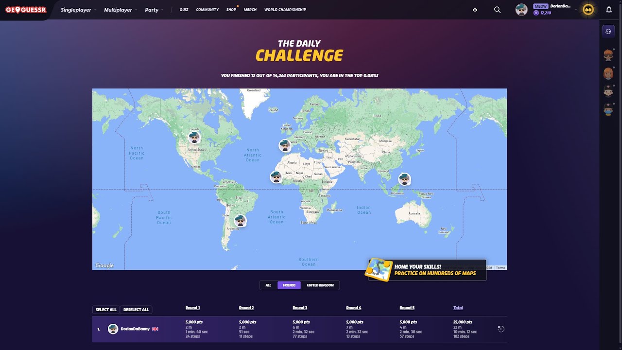 another 25K :D | geoguessr daily challenge #120 (18/1/2026)