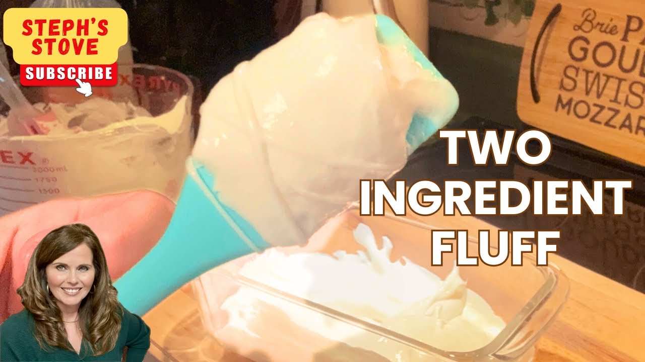 2-Ingredient Homemade Marshmallow Fluff | Easy Marshmallow Creme Recipe - Steph’s Stove 