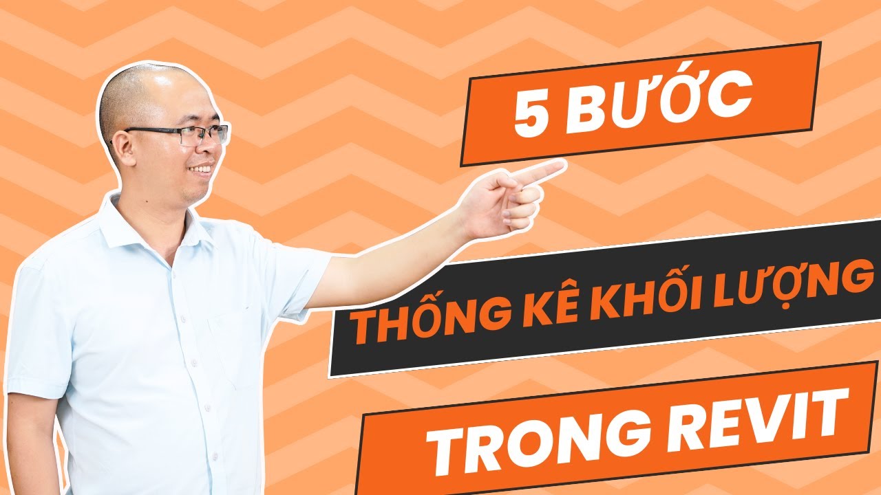 Tự học revit - 5 bước thống kê khối lượng trong revit lGizento#tuhocrevit #hocrevit #gizento #revit