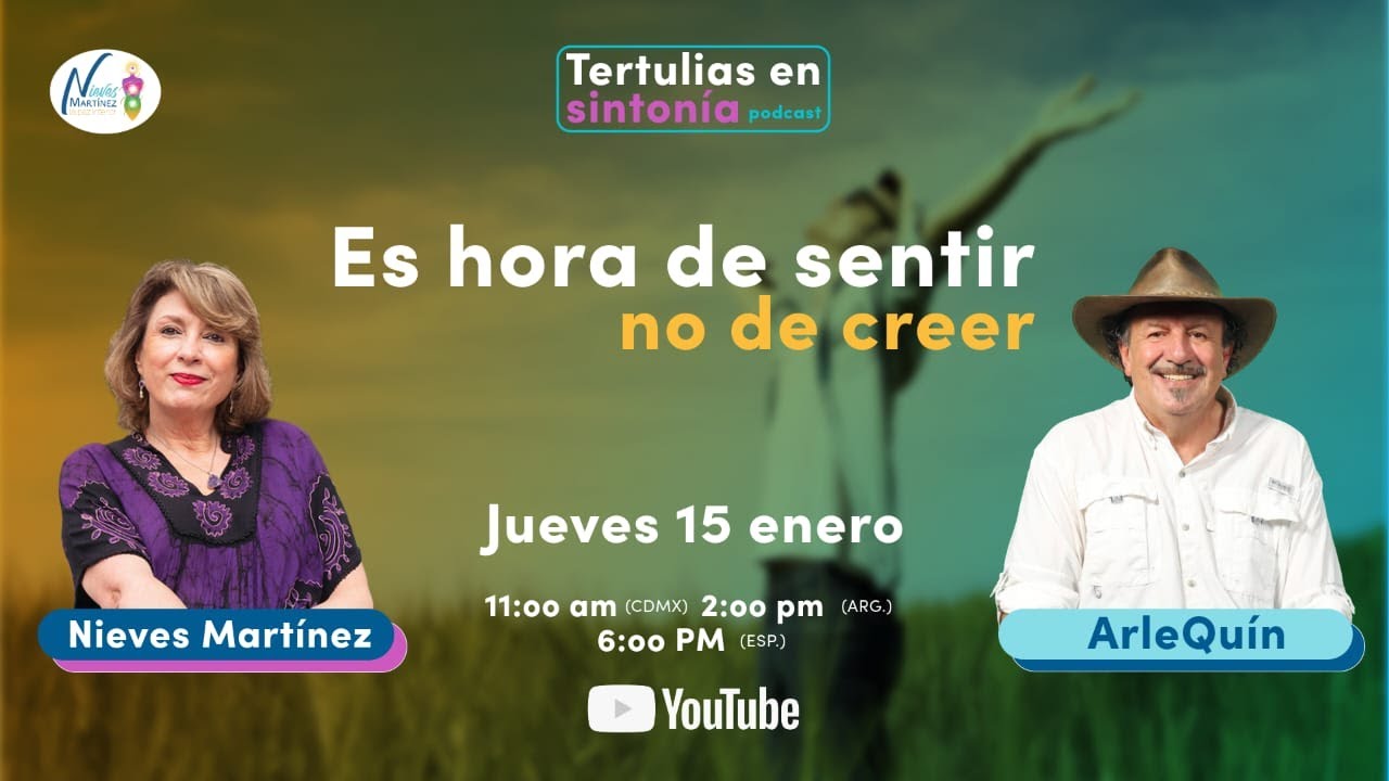 ES HORA DE SENTIR,  NO DE CREER
