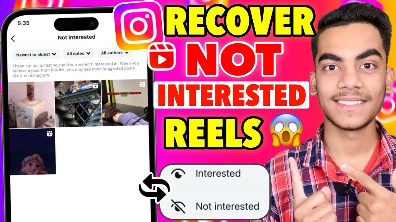Instagram Not Interested Video Recovery | Instagram Not Interested Video Wapas Kaise Laye