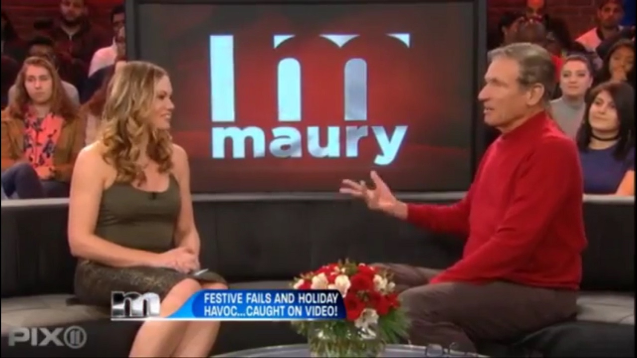 CHRISTY OLSON GUEST HOSTS THE MAURY SHOW: HOLIDAY HAVOC CAUGHT ON CAMERA