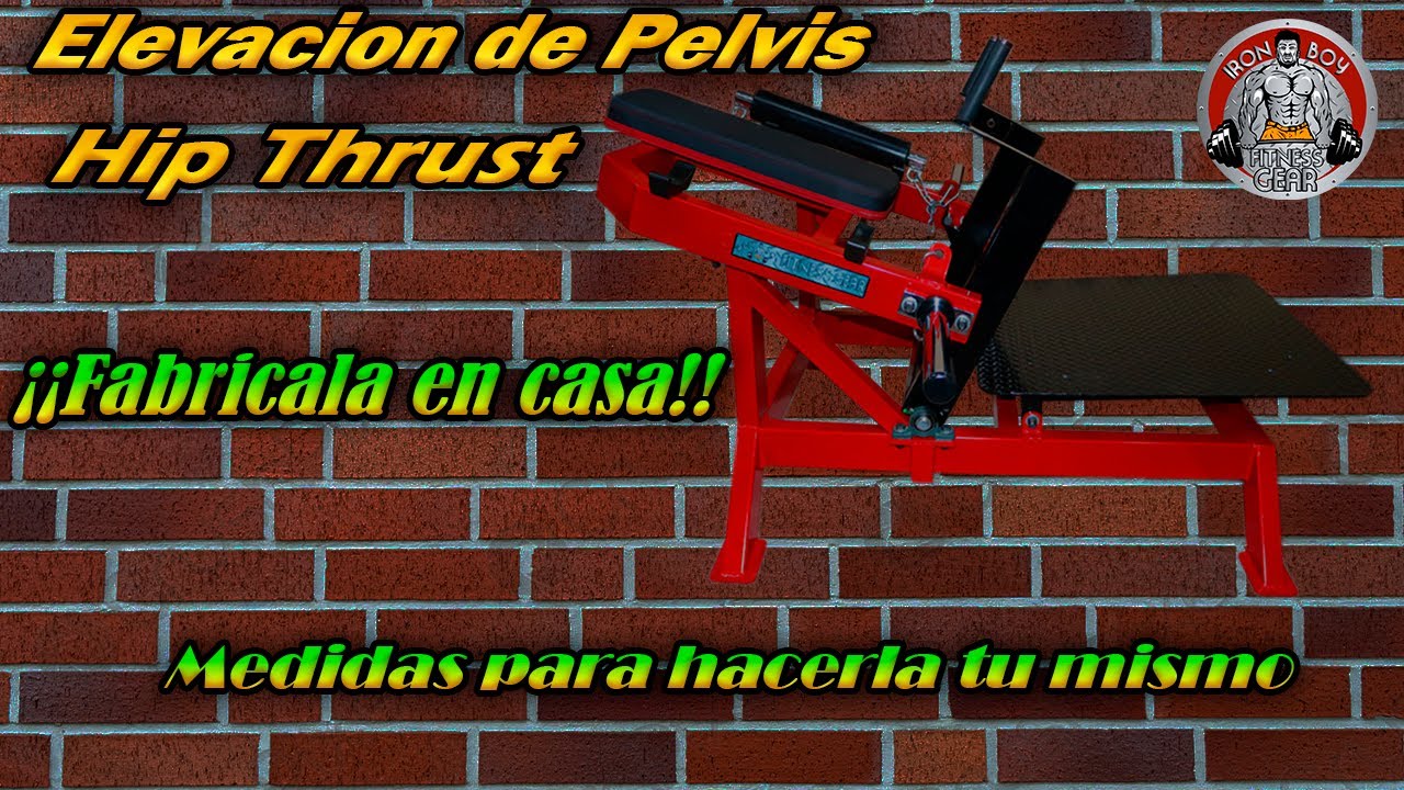 Elevación de pelvis (hips thrust) como fabricarla en casa