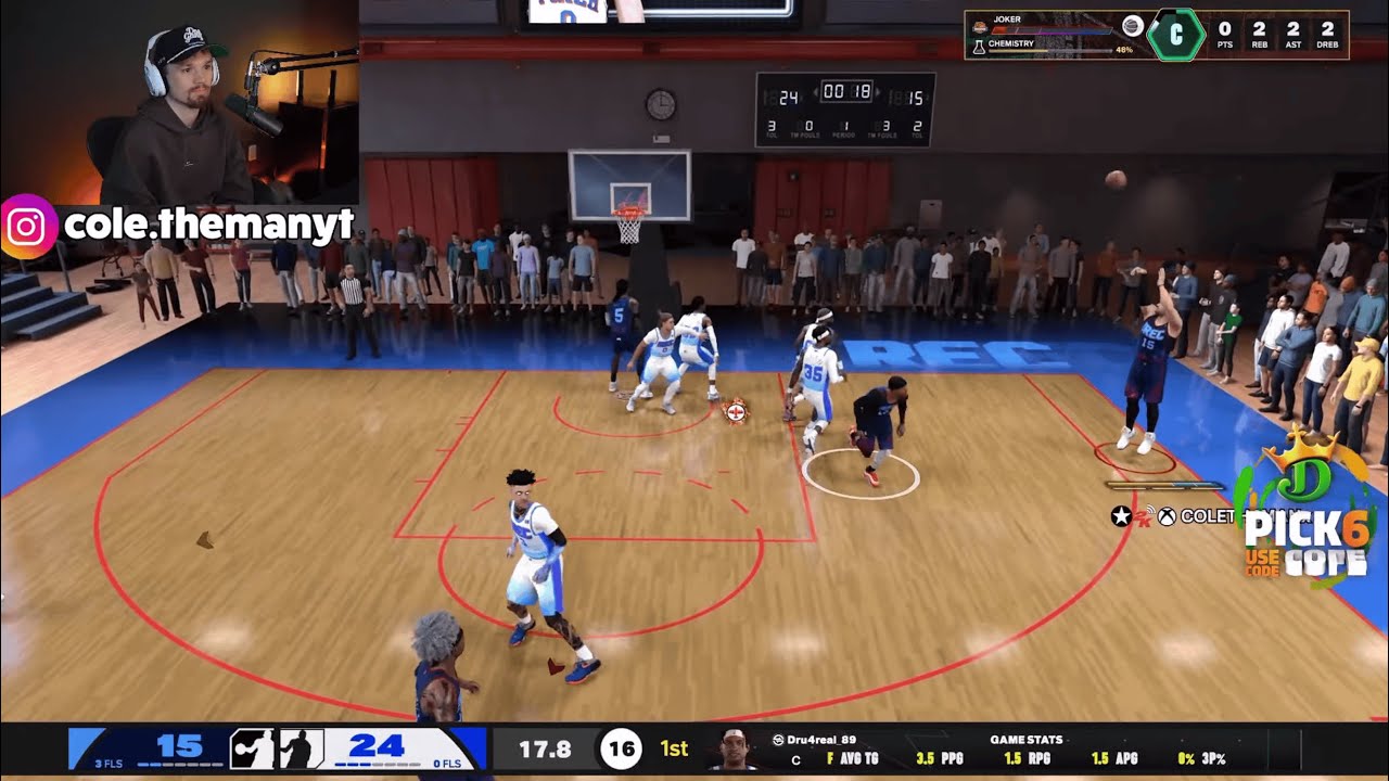 🚨LIVE🚨NIKOLA JOKIC BUILD in RANDOM REC (19 CAP BREAKERS) + 1 MILLION VC GIVEAWAY (NBA 2K26)