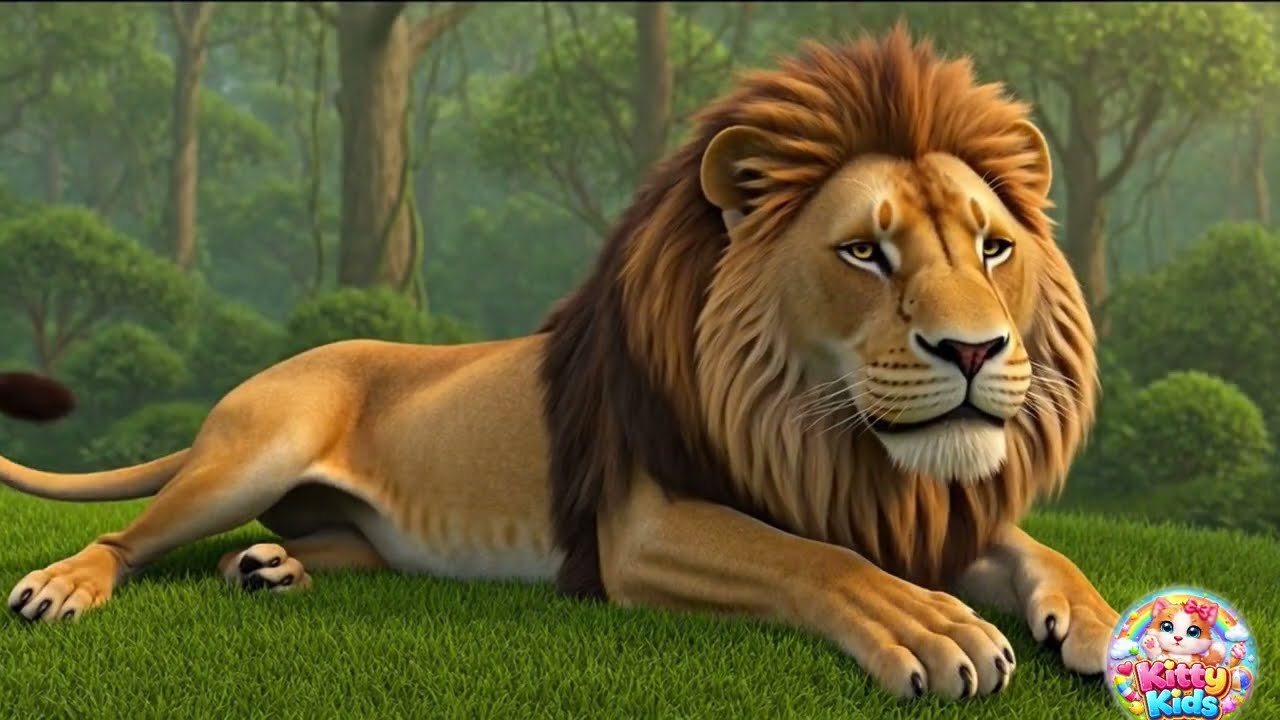 जंगल का रहस्य और एकता की ताकत 🦁🌳 | Hindi Moral Story for Kids | Animated Jungle Story #cartoon 