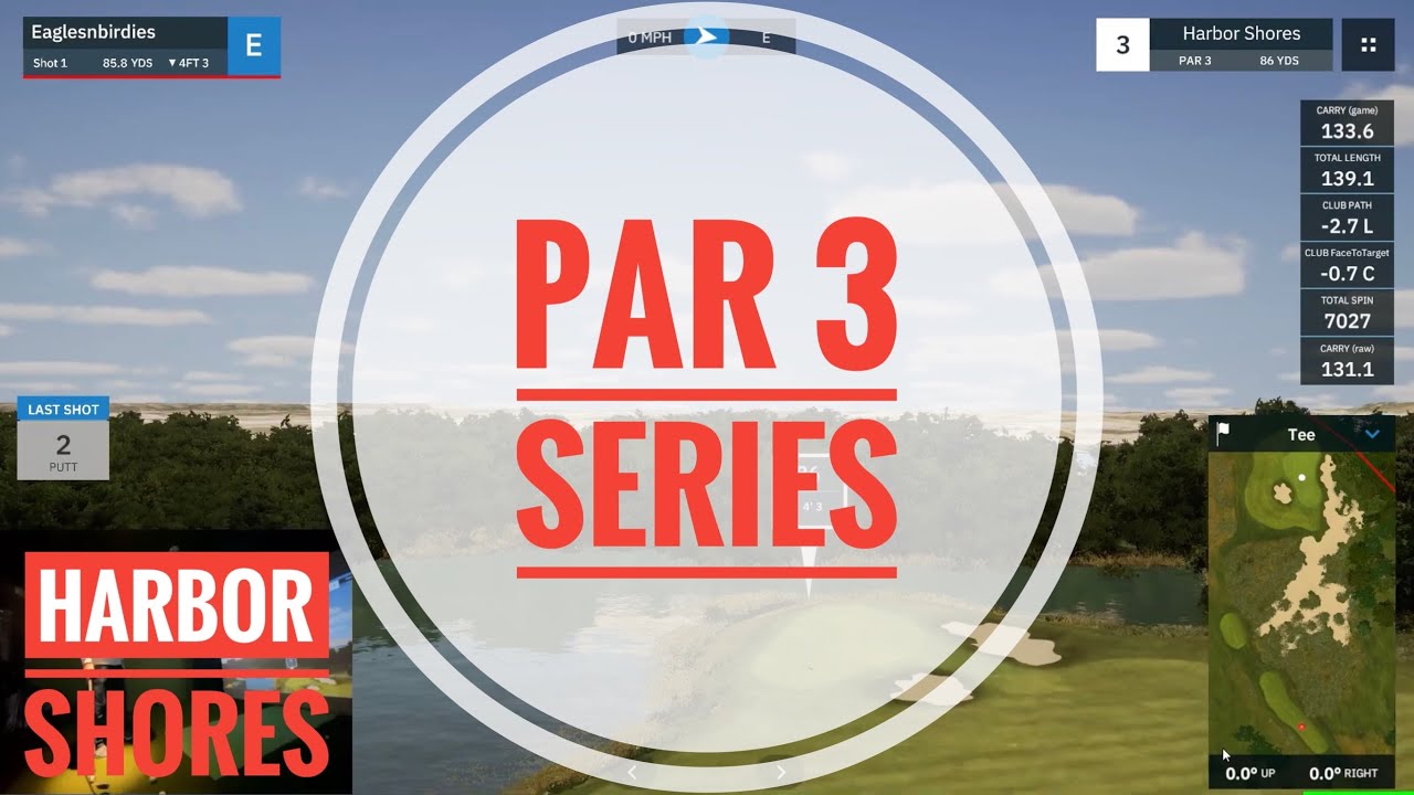 GSPro Course - Harbor Shores - Par 3 Setup