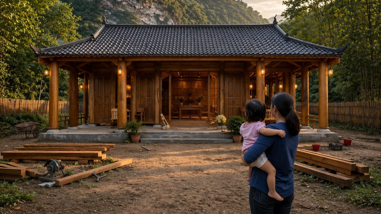 30 Days Renovation &ndash; Girl Turns an Old House into a Dream Home Alone