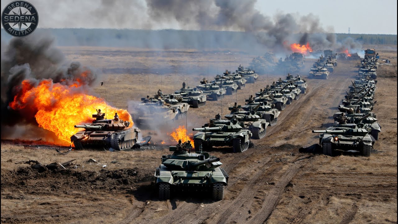 Ucrania esper&oacute; hasta que 216 tanques rusos entraran... &iexcl;y entonces todo explot&oacute;! / SEDENA-Militar.