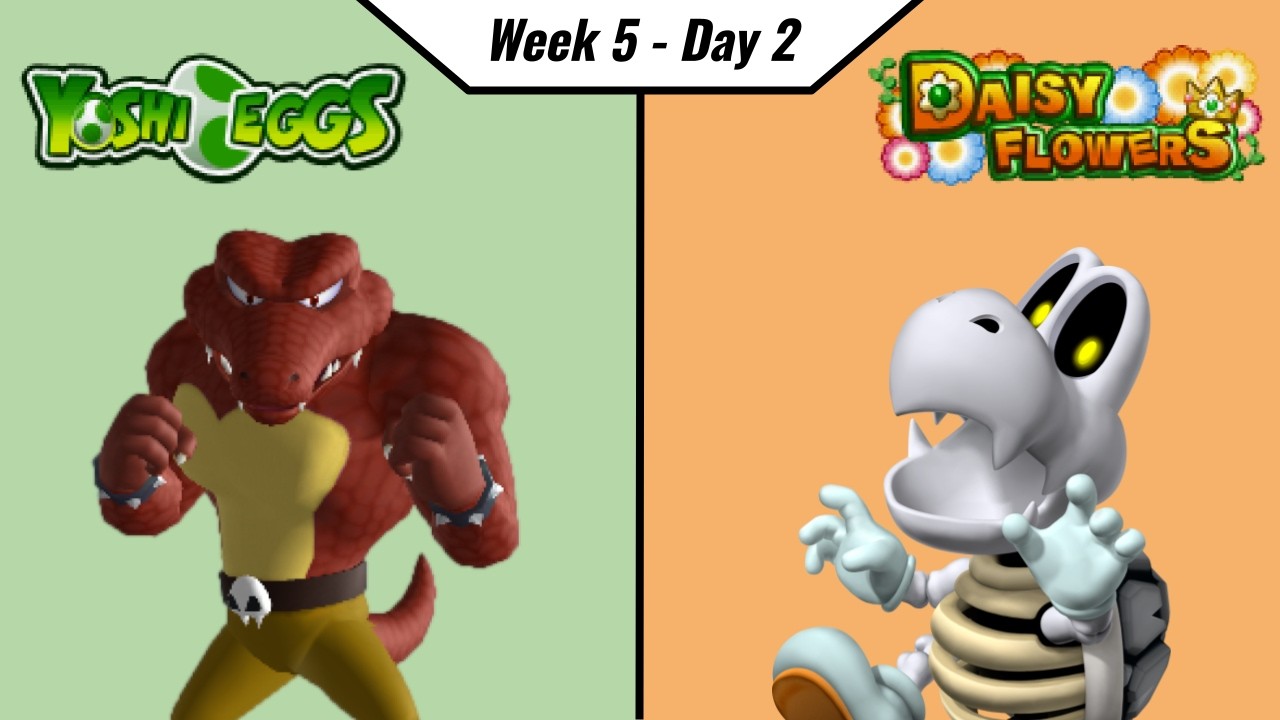 Week 5 - Day 2 | Jay Eggs VS. Gumi Flowers