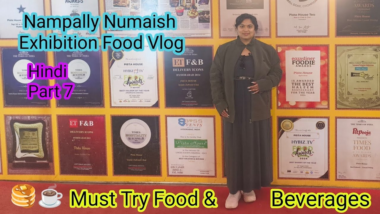 Hyderabad Numaish Exhibition 2026 FOOD VLOGS🍨🍭 MUST TRY FOOD & BEVERAGES🥤🧋🍛🧆☕ फ़ूड व्लॉग्स #numaish 