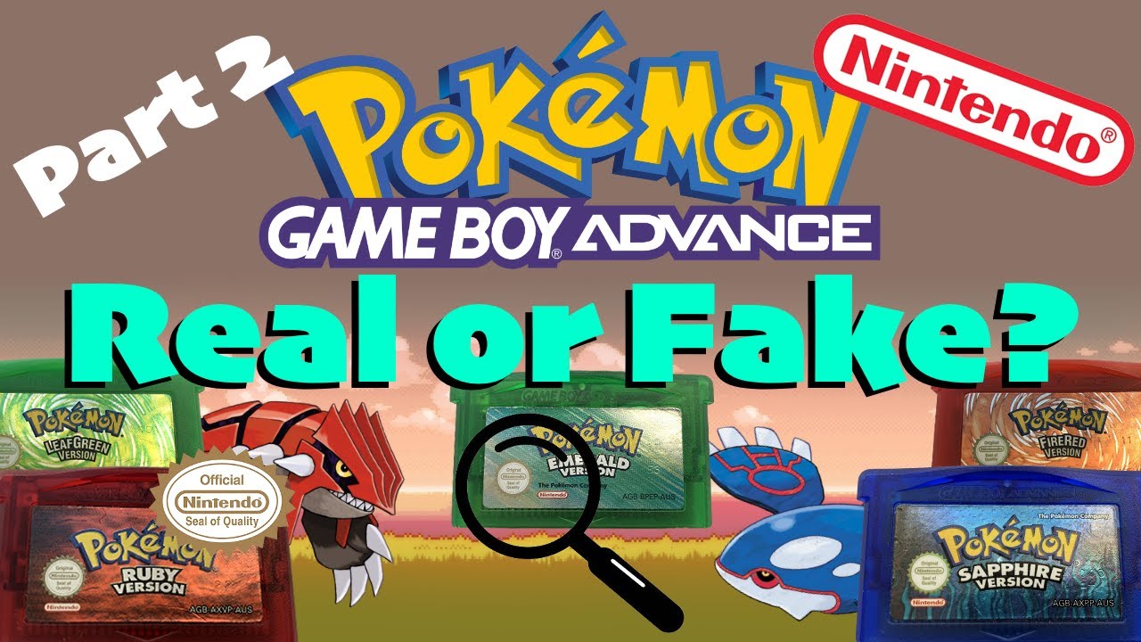Fake Game External Differences | Ultimate Guide on Pokemon GBA Legit or Fake Games | Part 2/4
