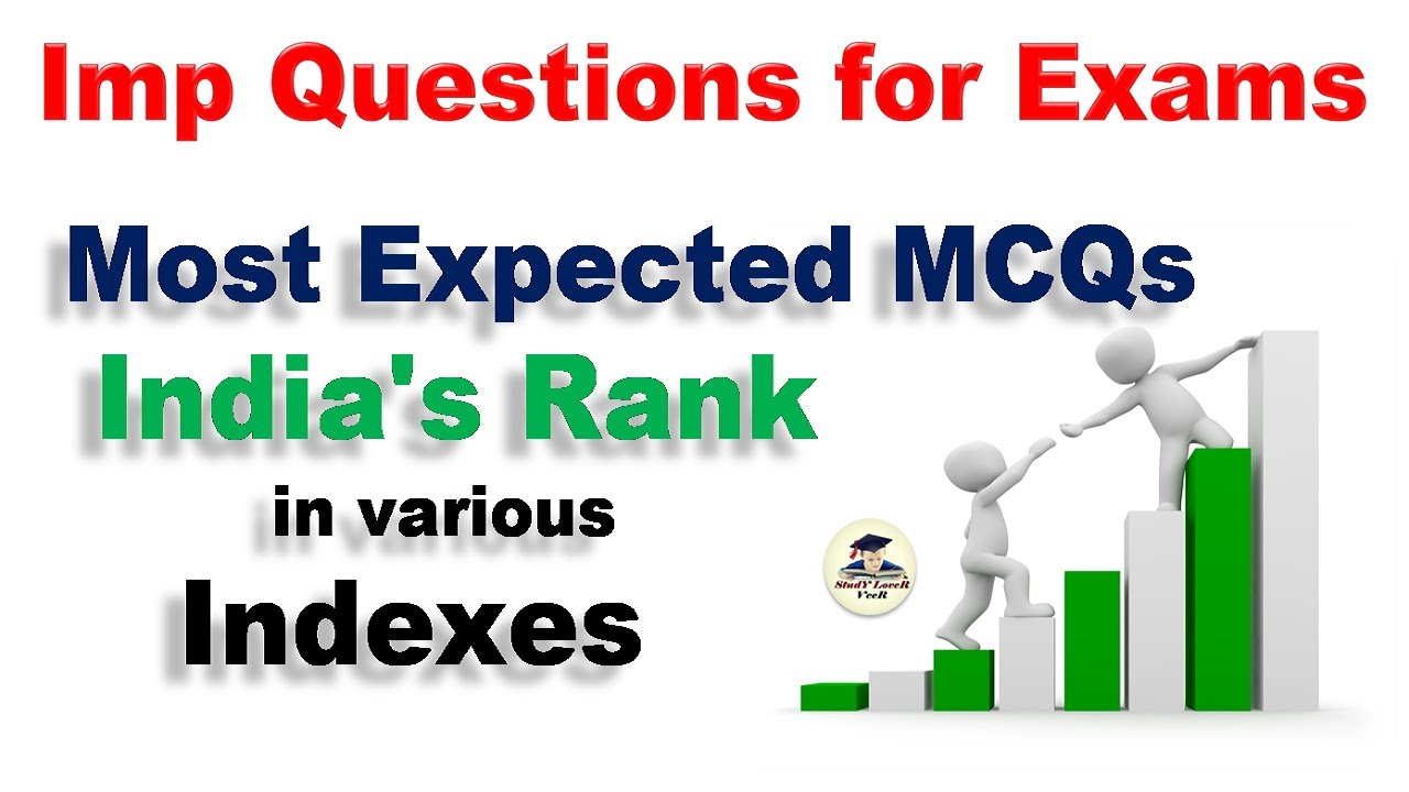 Most Expected Questions for UPSC Prelims 2020 & EPFO related to India's Rank in various Indexes