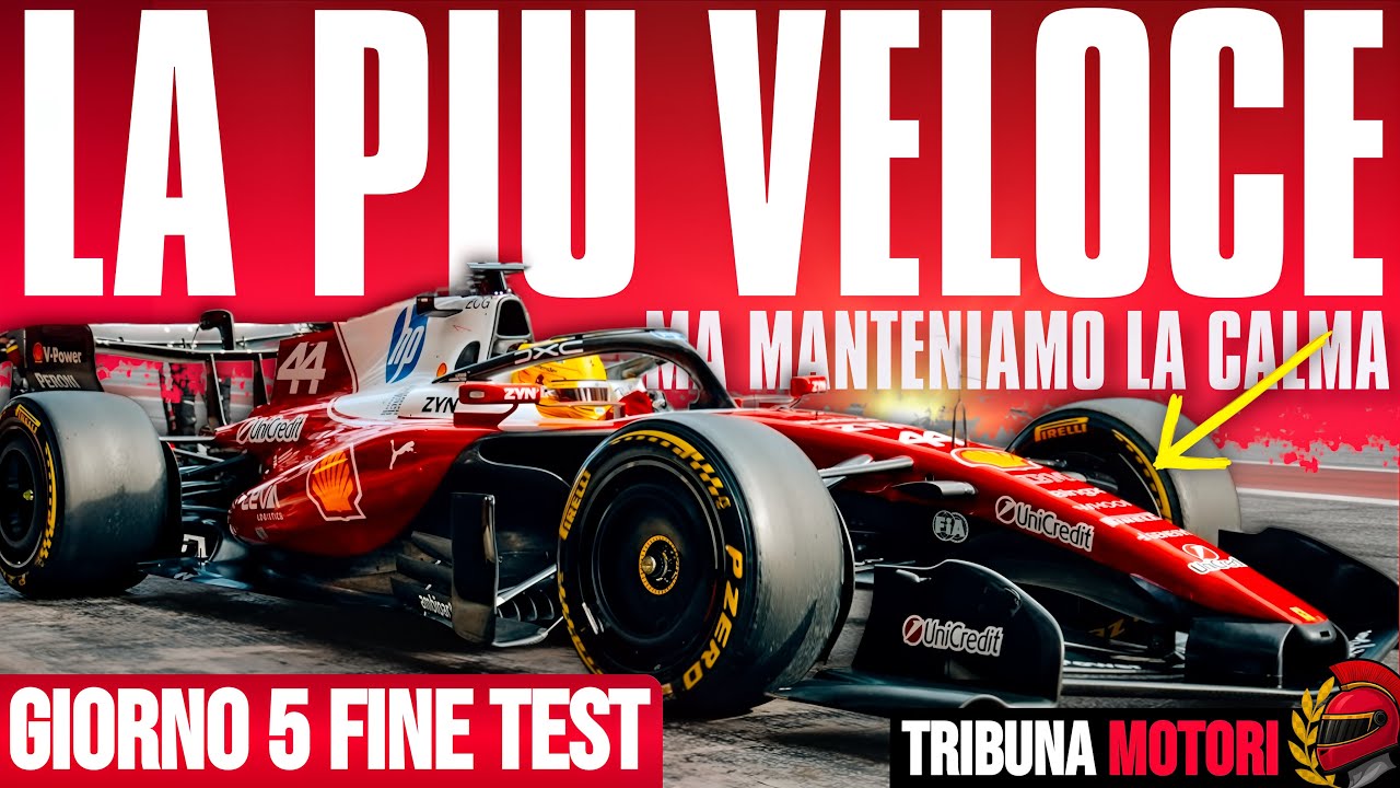 🔥FINE TEST BARCELLONA🔥FERRARI SI METTE DAVANTI A TUTTI
