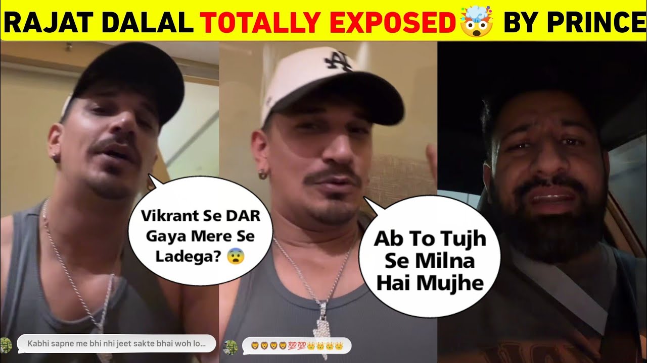 TOTALLY EXPOSED🤯! Yes Prince Narula Exposed Rajat Dalal | Prince Reply Rajat | Rajat Vs Prince F!ght