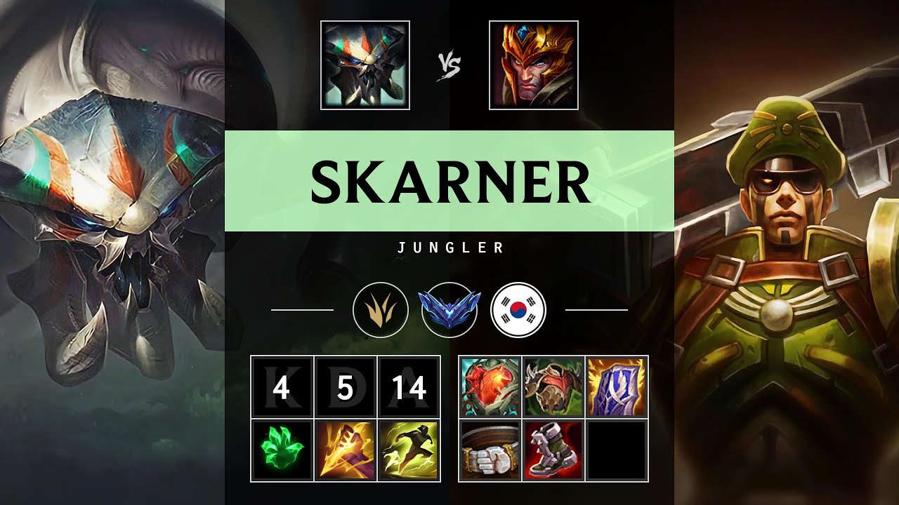 Skarner Jungle vs Jarvan IV - KR Diamond Patch 25.17