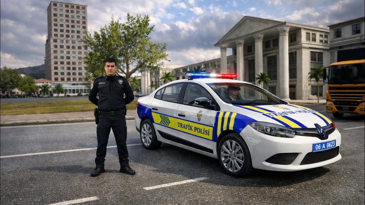 TÜRK POLİSİ ARABA OYNU FULLENC İLE DEVRİYE ATIYORUZ!!! #türkpolisi #fullenc #police #arabaoynu 