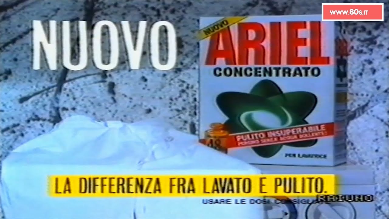 SPOT ARIEL DETERSIVO | 1988 | THE 80s DATABASE