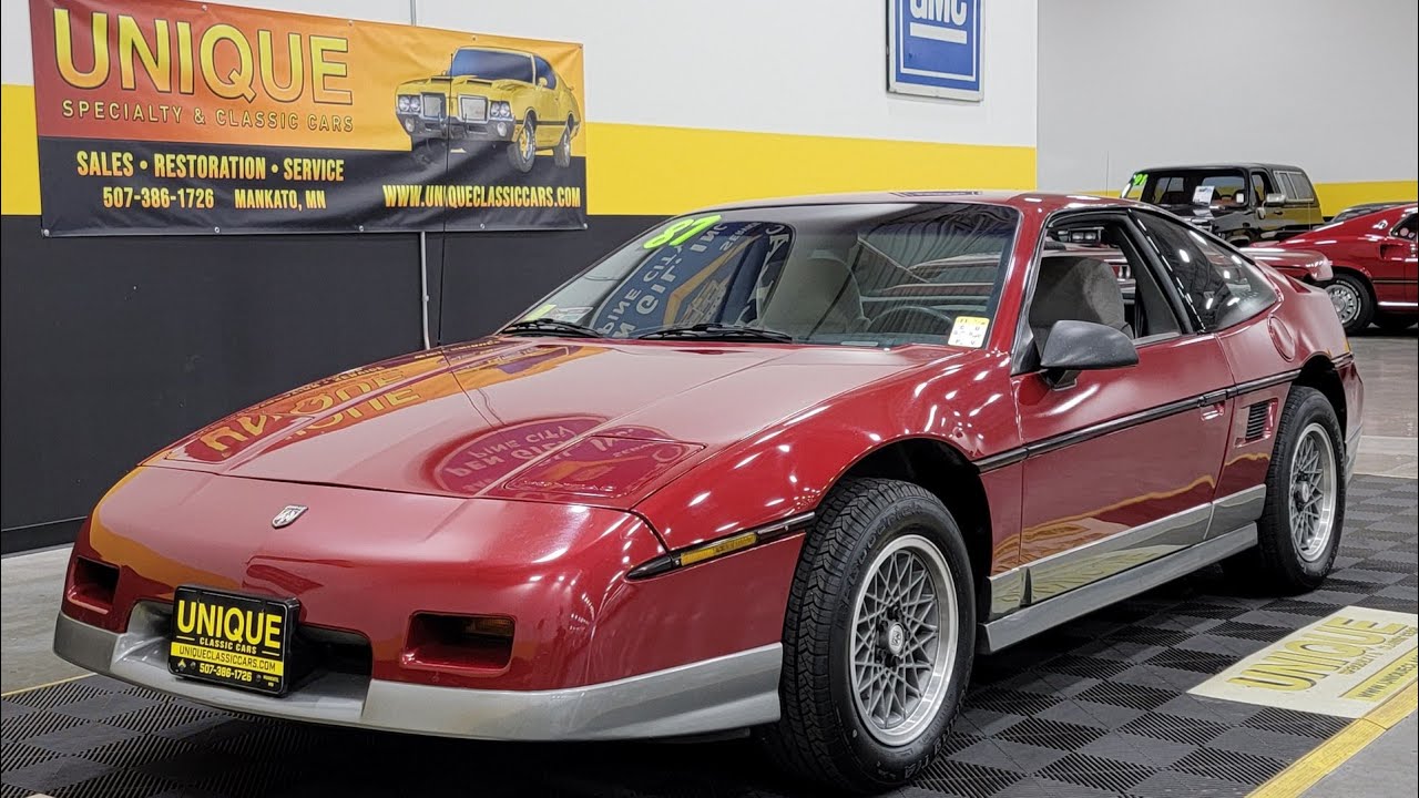 Pontiac Fiero GT 1987 года | Продаётся за 19 900 долларов