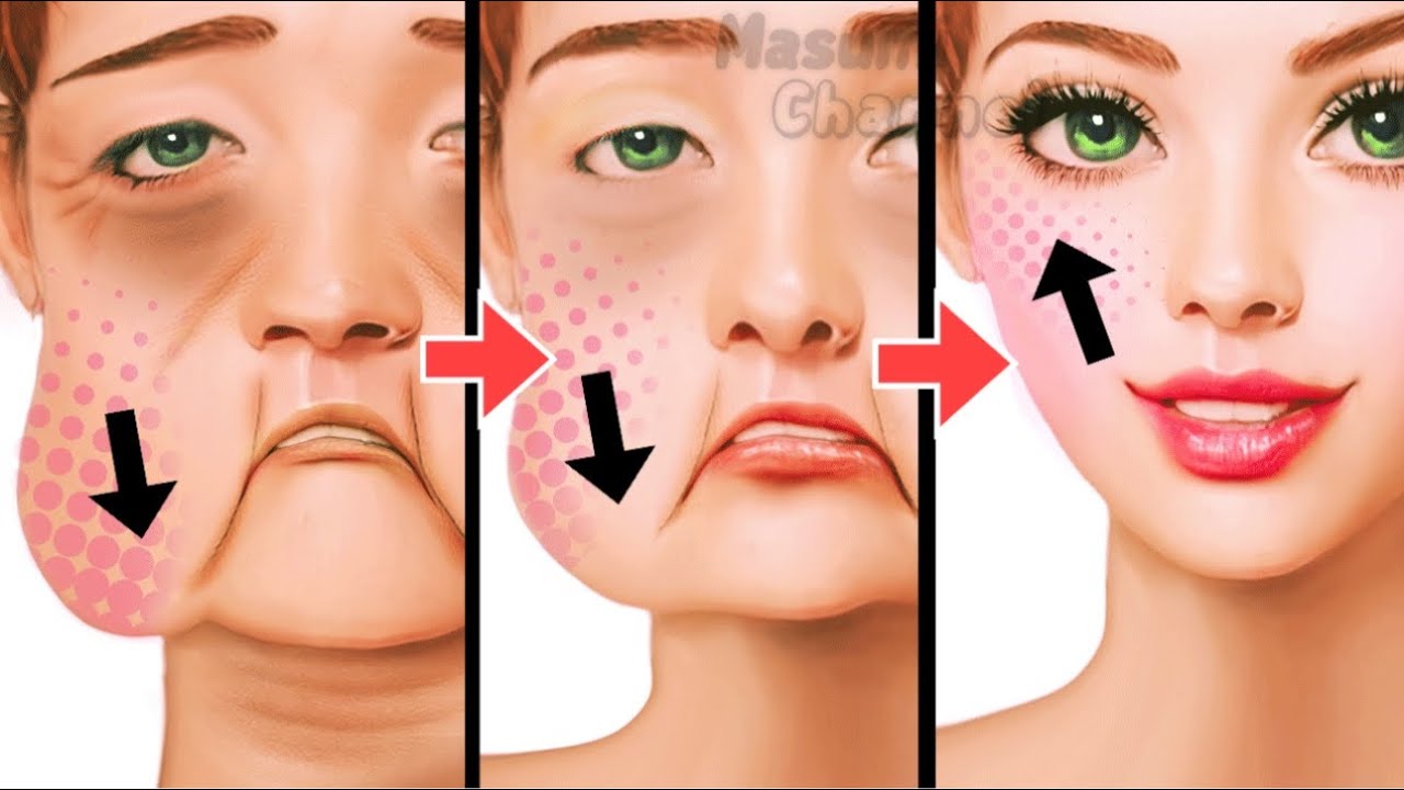 Anti-Aging Face Yoga In Your 40's!! Look 20 Years Younger, Get Glowing Skin, Lift Up Sagging Cheeks!