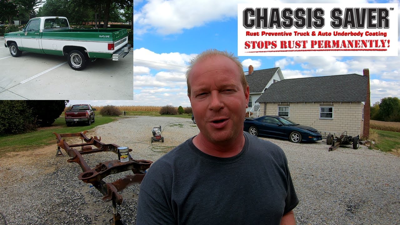 Reviving and old Chevy frame using Chassis Saver Paint
