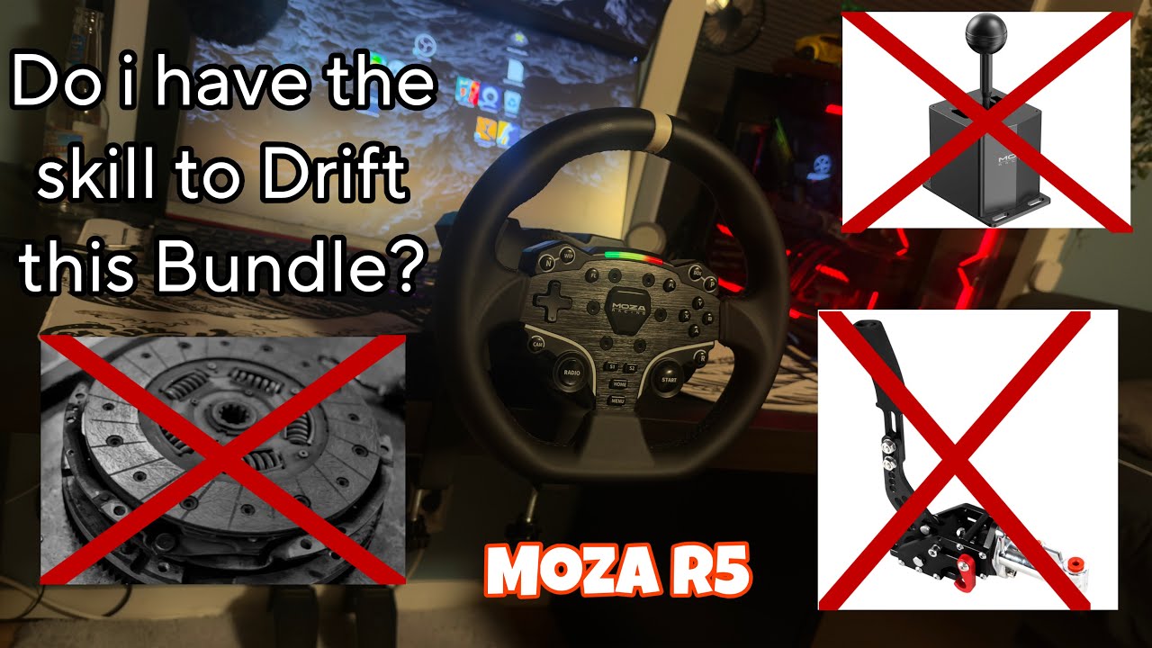 Will The Moza R5 Bundle Handle Drifting? No Clutch, No Handbrake, No H-Shifter.