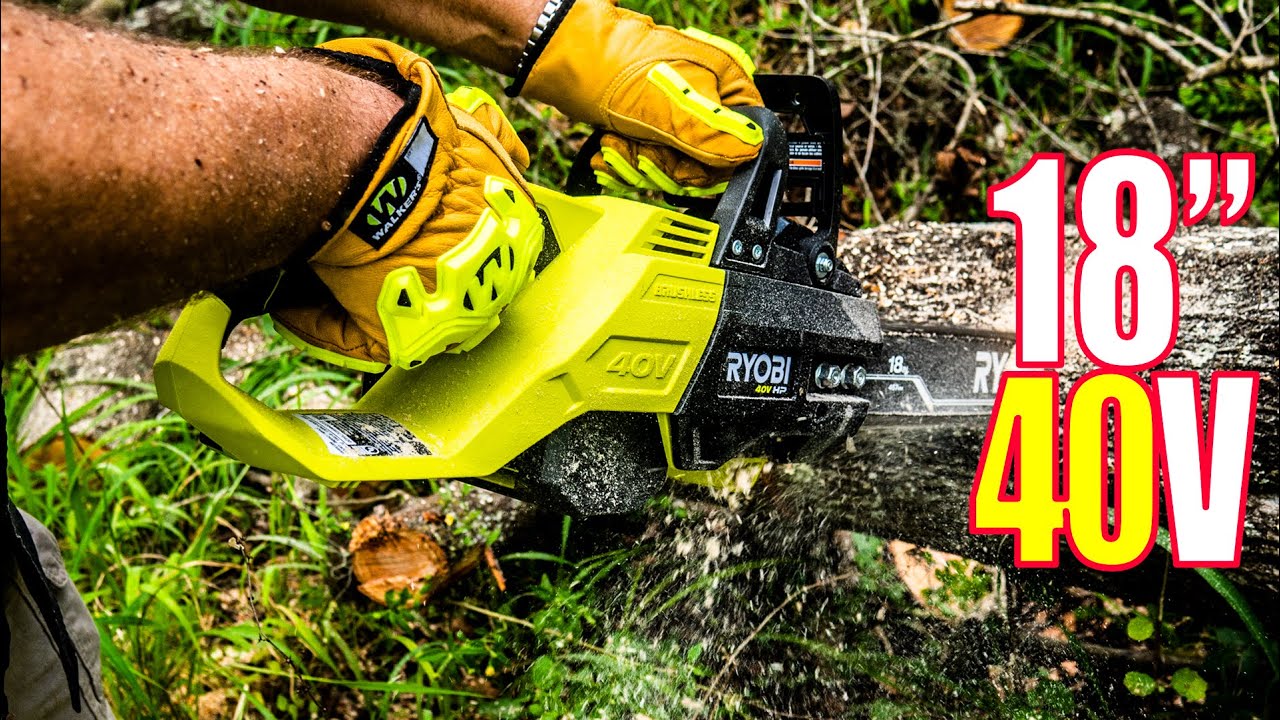 RYOBI RY40508 40V HP 18-inch Chainsaw Review [5-Year WARRANTY]