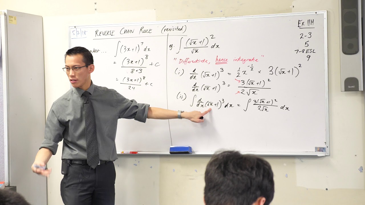 Reverse Chain Rule (2 of 3: Using a derivative to find a primitive)