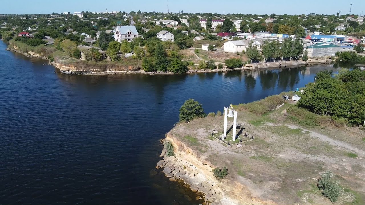 Берислав. С высоты птичьего полета. Літній політ 2020.
