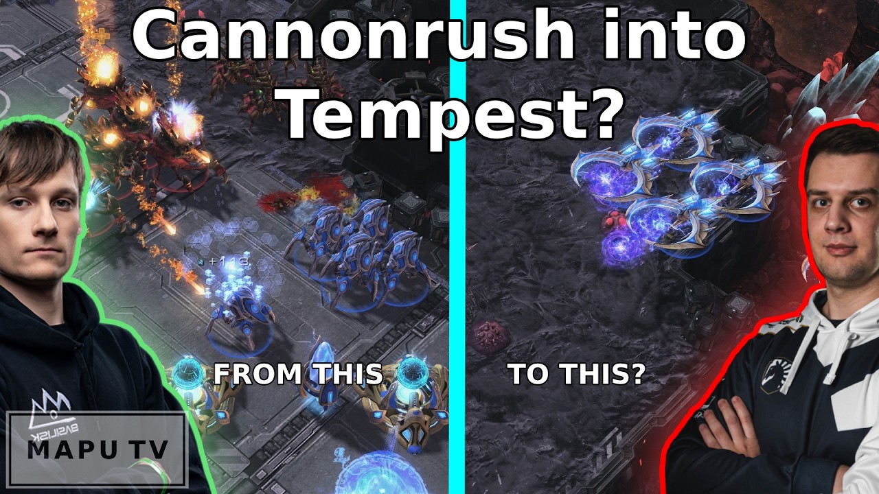 Cannonrush into TEMPEST? Look at that! Serral vs Mana - Bo3 - (StarCraft 2)