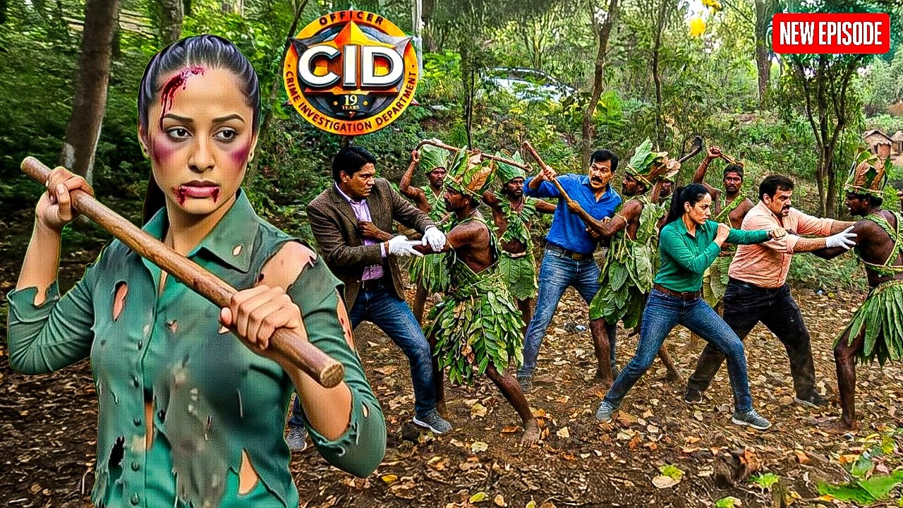 जंगल में आदिवासियों से CID टीम की टक्कर, Purvi को लगी चोट || CID | Latest Episode ||