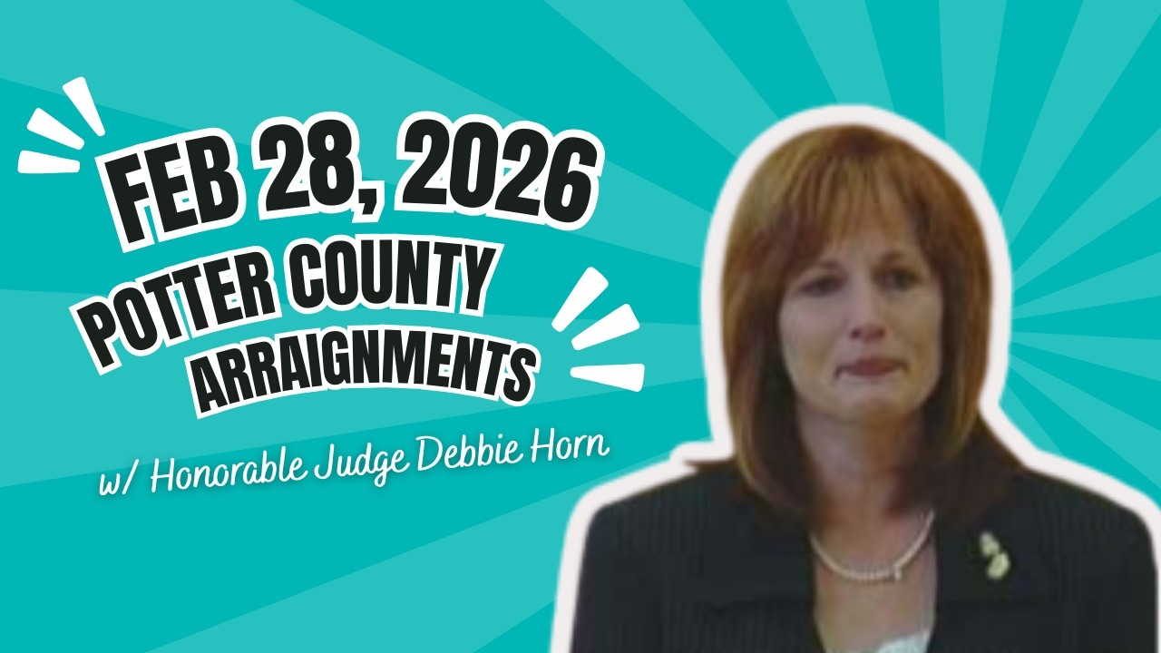 2-28-2026 Potter County Arraignments