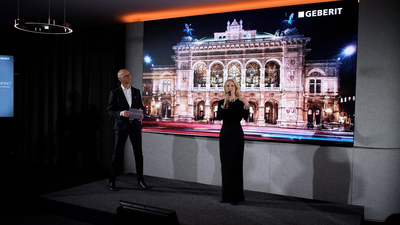 Neue Geberit Kampagne mit Silvia Schneider: Bad-Design, Komfort & Premium-Trend