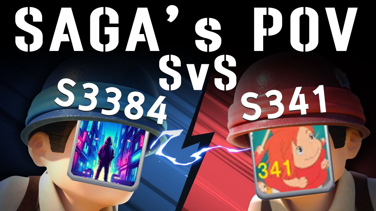 SAGA | vs Honyo & Condor |  Topwar 서버전 3384 vs 341 | TW SvS 3384 vs 341