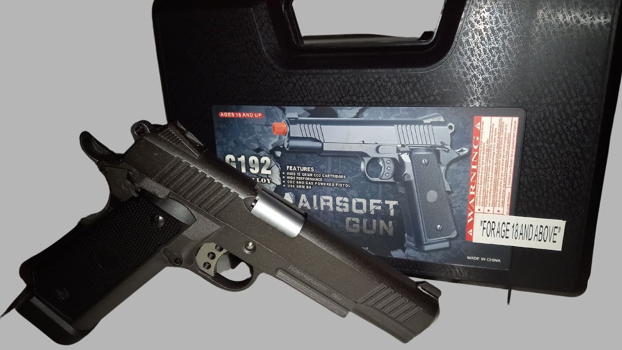 Airsoft - Colt 1911 / High Capa 5.1 / Gaspistole - Review