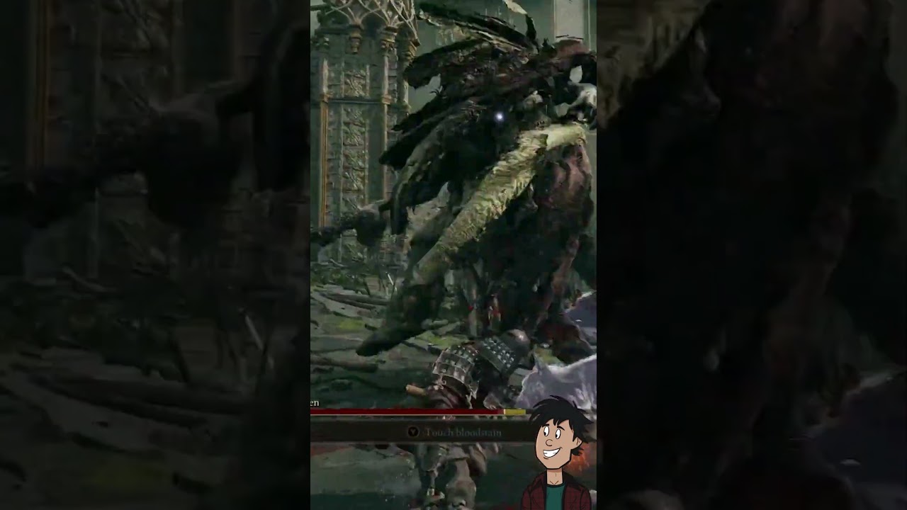 Boss Fight Margit #eldenring #eldinringplaythrough #eldenringclips #eldenringletsplay #elderring