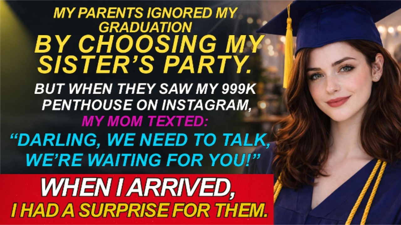 My Parents Ignored My Graduation By Choosing My Sister's Party—7 Years Later They Begged For…